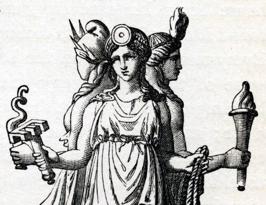 hecate hekate triple goddess crossroads pronounce pronunciation