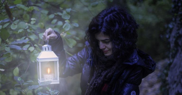 hermit witch pagan craft woman lantern time alone introspection spiritual benefit introversion