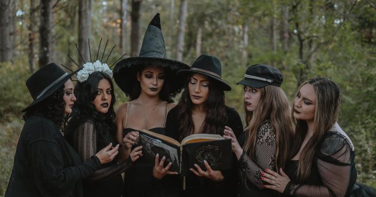 leading or teaching a group of witches through empowerment