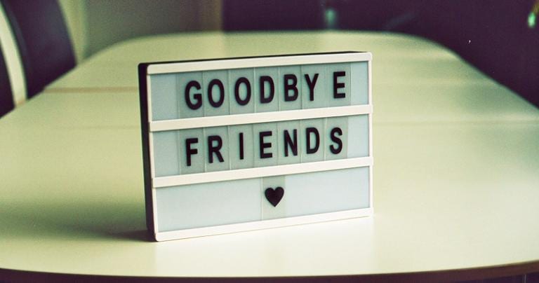 Goodbye, friends. ♥