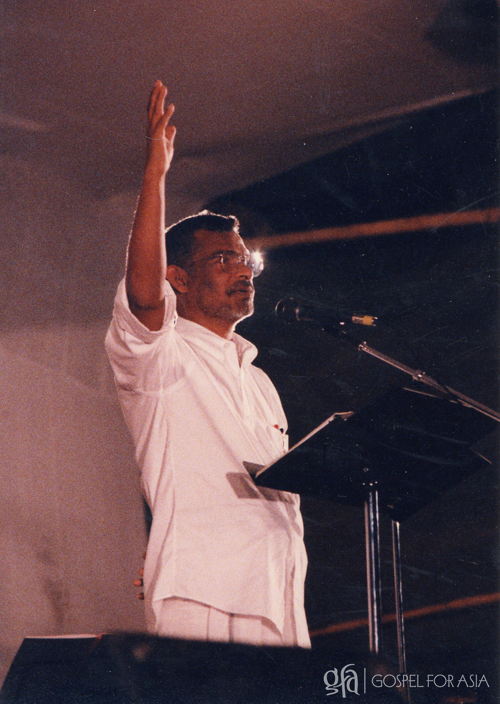 KP Yohannan at a radio rally