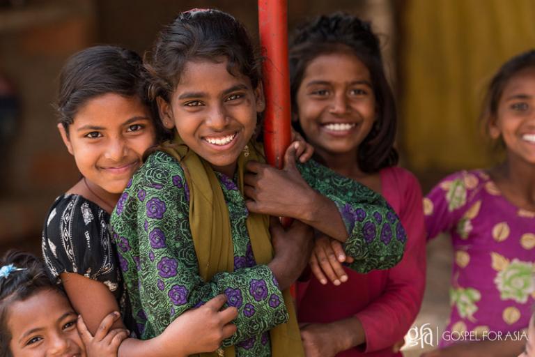 These girls live in a rural village in Asia - KP Yohannan - Gospel for Asia