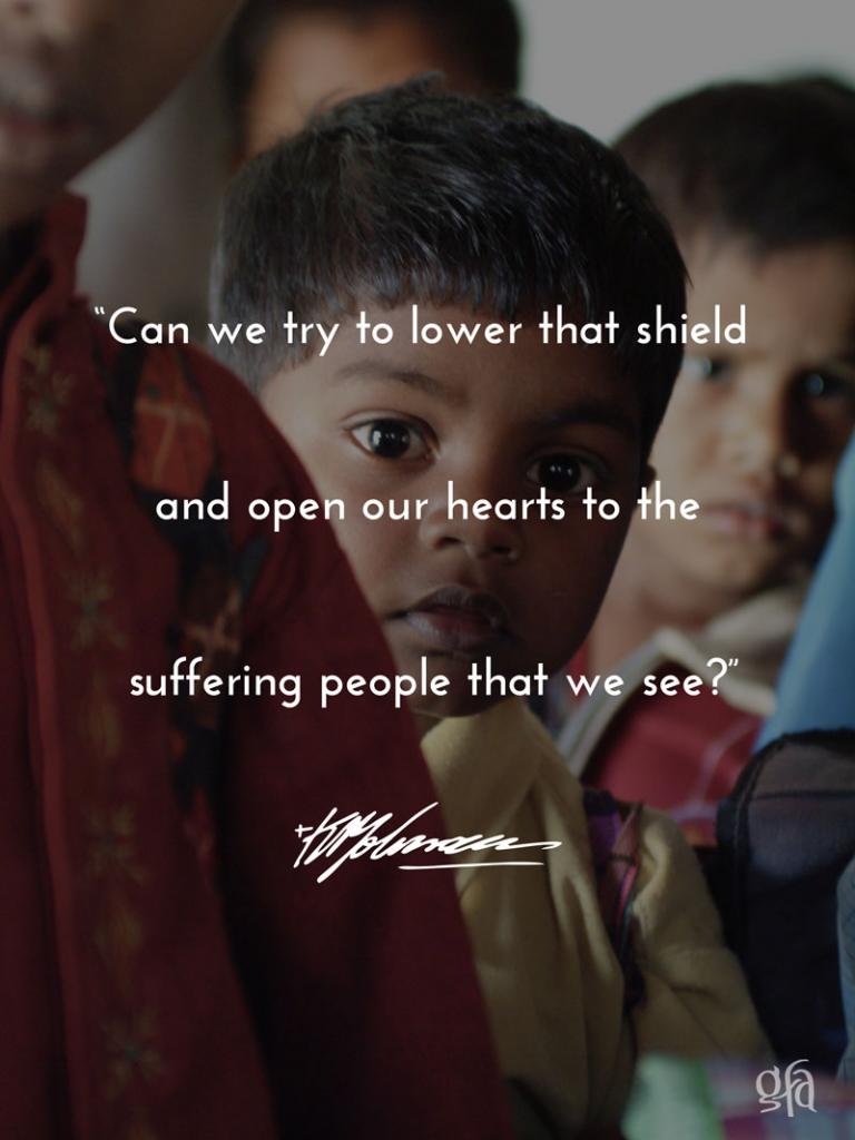 open our hearts to the suffering people - KP Yohannan - Gospel for Asia