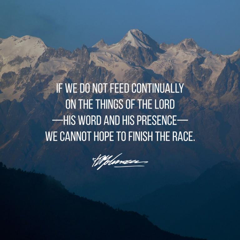 His word and His Presence - KP Yohannan - Gospel for Asia