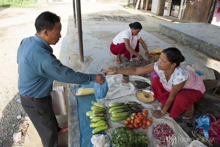 GFA Pastor, grocery shop - KP Yohanan - Gospel for Asia