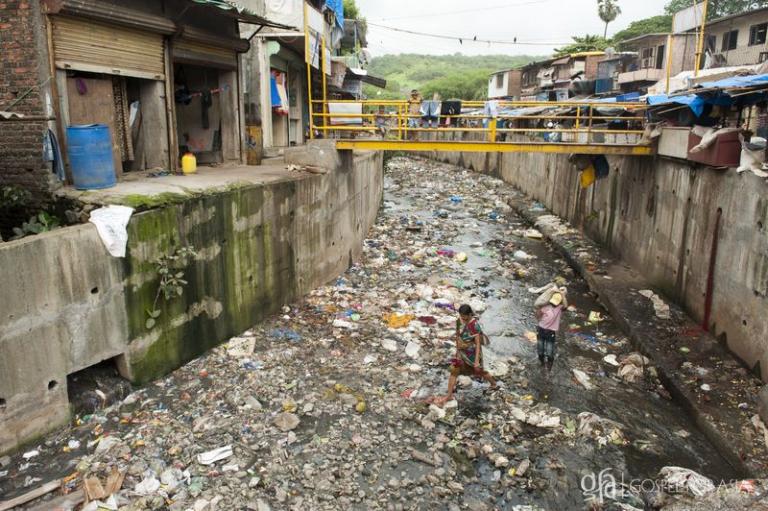 slums in Asia, lacking facilities like toilets and proper drainage - KP Yohannan - Gospel for Asia