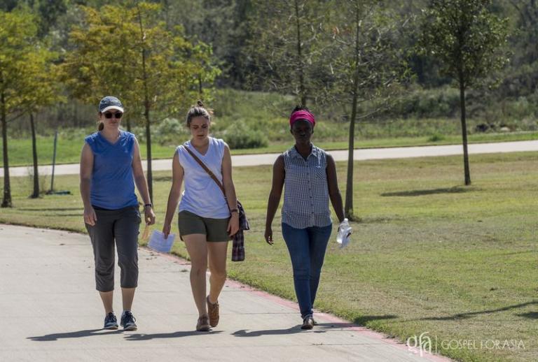 GFA staff on a prayer walk - KP Yohannan - Gospel for Asia