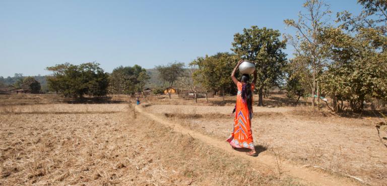 Like this woman, Gulika walked long distances to gather water for her in-laws - KP Yohannan - Gospel for Asia