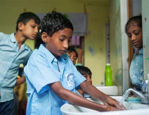 By learning how to wash his hands - KP Yohannan - Gospel for Asia