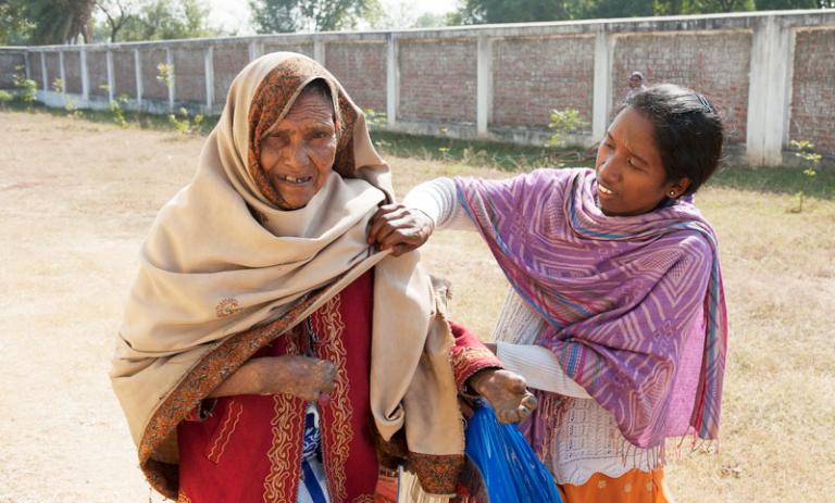 Leprosy patients like her have almost no resources at their disposal - KP Yohannan - Gospel for Asia