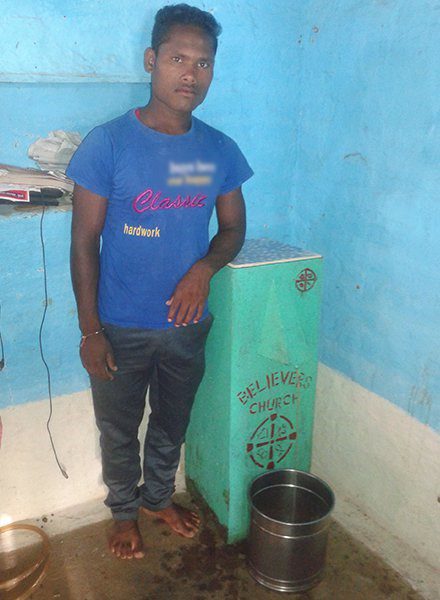 Gospel for Asia (GFA) is working toward the improvement of situations like Abhijun’s with its two major clean-water initiatives: Jesus Wells and BioSand water filters. In places where the water sources are almost completely contaminated, such as Lhepar, BioSand water filters are the best option.