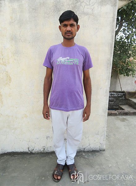 Ahmed (pictured) endured stomach pain for five months because he had no money to pay for a doctor examination. His plight is common among the global billions who live in poverty and need of medical camps.