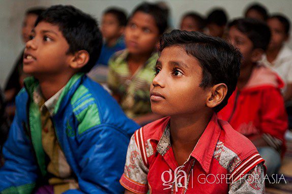 Gospel for Asia (GFA) – Discussing the reality of millions of children in Asia, a life strangled by their circumstances of poverty, denied also of a better future, the opportunity for education.