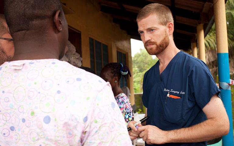 Gospel for Asia founded by Dr. K.P. Yohannan shares about Dr. Kent Brantly contracted Ebola while minstering in Liberia. He recovered and was featured on Time Magazine's cover, representing Ebola fighters—Time's "People of the Year."