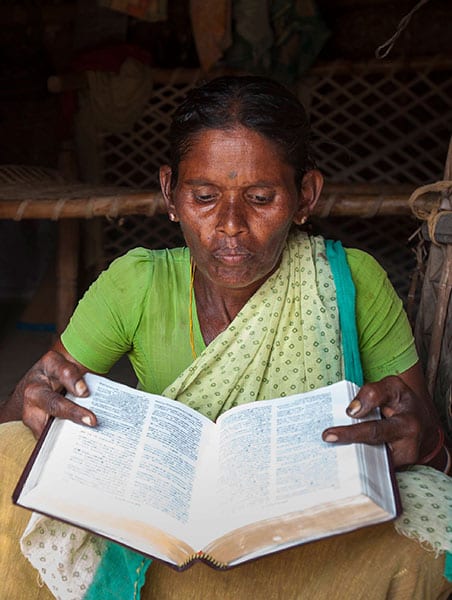 This woman, like Jeni, also never learned to read. She hungered for God's Word but could only stare at the pages of her Bible, unable to read them.