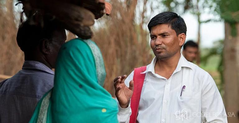 Rain and a tin roof: Discussing Saju and Aasia's story, one far too common to those in the grips of extreme poverty, and the tangible examples of God's love: tin sheets, protection from rain.