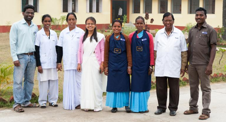 All the hospital staff at the Gospel for Asia-supported Medical Clinic exist and function with a purpose to help the poor and needy, including leprosy patients, through our medical facilities.