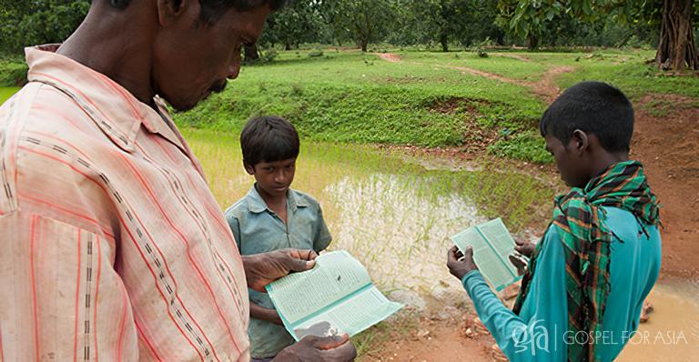 Gospel for Asia bicycle prepared the way: As Tosa and his family’s lives began to transform, the villagers watched them closely. Slowly their hearts began to soften. They wanted to take the literature Pastor Gobi offered.