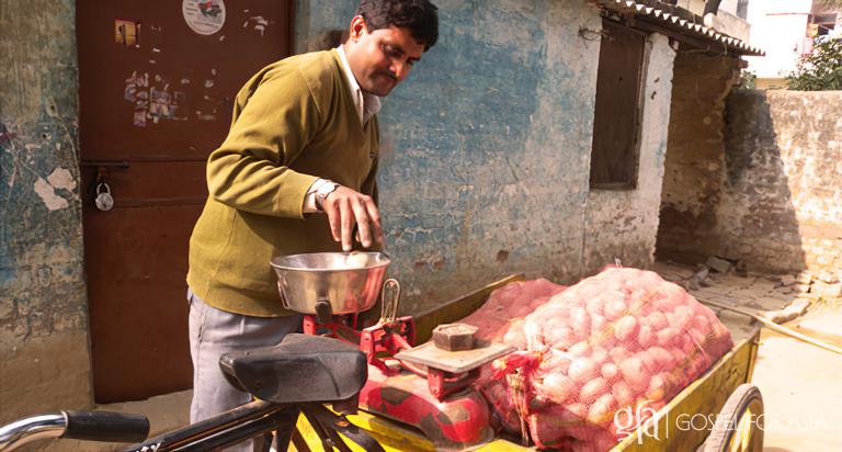 Gospel for Asia (GFA World and affiliates like Gospel for Asia Canada) founded by Dr. K.P. Yohannan: Christmas gift of a vegetable cart 