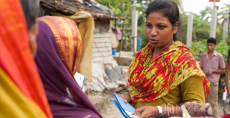 Gospel for Asia founded by Dr. K.P. Yohannan: Women missionaries like Imani and this woman are able to relate to the personal struggles of the ladies in their communities and develop close friendships. Through the ministry of these women, many ladies and girls like Rasa are discovering how much God loves and values them.