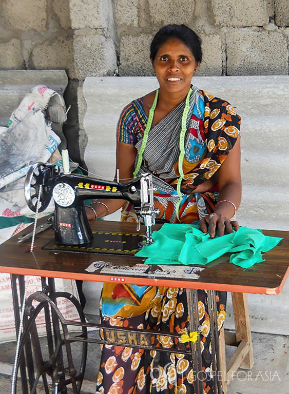 Gospel for Asia (GFA World) founded by Dr. K.P. Yohannan: Blessed with a sewing machine