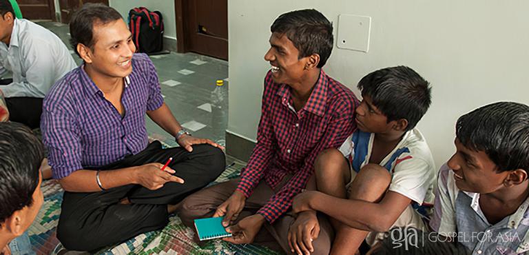 Gospel for Asia founded by Dr. K.P. Yohannan: boys sheltered at the children’s home see each other as brothers and view the staff as aunts and uncles