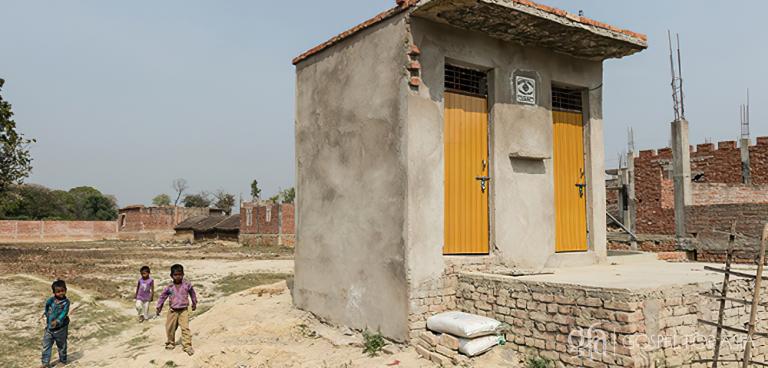 Gospel for Asia founded by Dr. K.P. Yohannan: Outdoor toilet