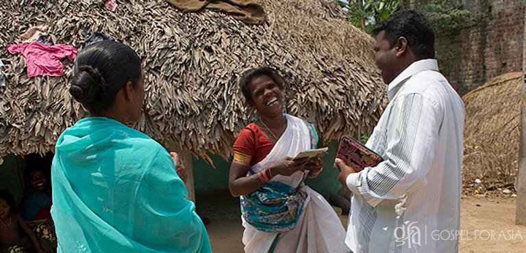 Gospel for Asia founded by Dr. K.P. Yohannan: National missionary and his wife bring hope