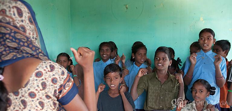 Gospel for Asia founded by Dr. K.P. Yohannan: Unlike the children pictured, Bhoj continually disobeyed his Sunday School teachers and would even steal from his classmates when no one was looking.