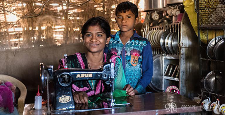 More sewing machines through Gospel for Asia gift distribution can help thousands of other families like theirs