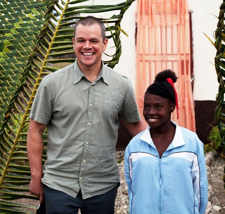 Matt Damon, founder of Water.org