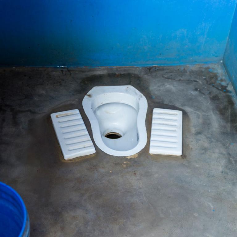 A Squat Outdoor India Toilet