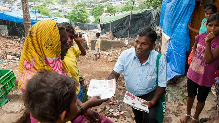 GFA Pastor Marty shares the love of Jesus in the slums