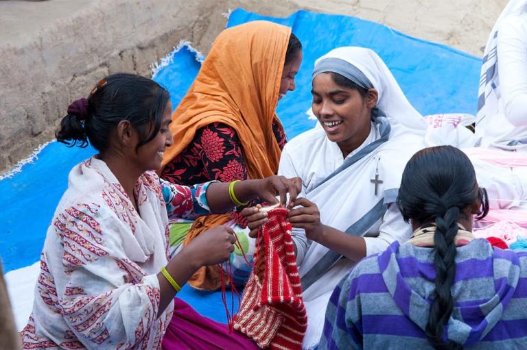 Sisters of Compassion teaching practical skills to struggling women