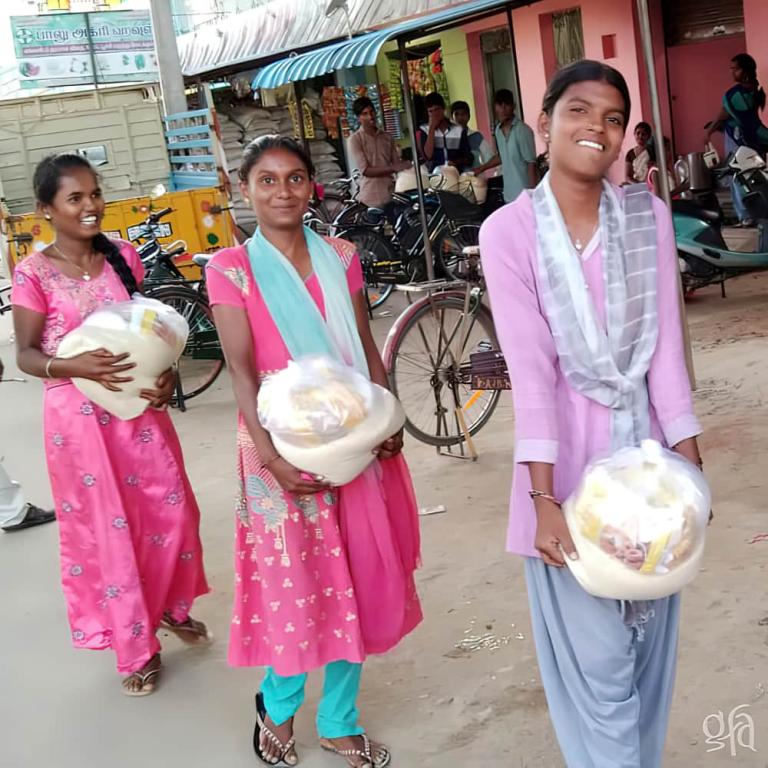 GFA wWorld food distribution event during the COVID 19 pandemic