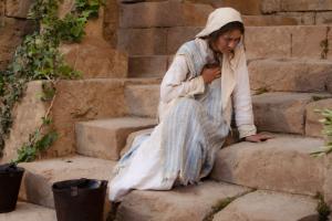 Mary reacts to the Angel Gabriel's announcement. From LDS.org