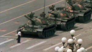 Man against tank