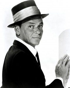 FRANK SINATRA  US singer and actor about 1960