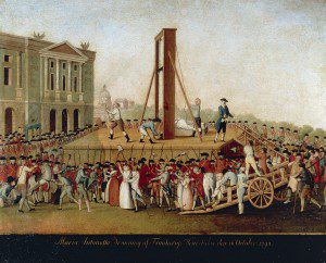 Execution of Marie Antoinette on October 16