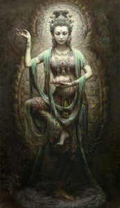 Guanyin as dancing goddess