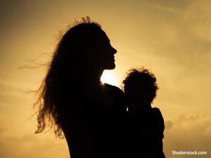 people-woman-baby-sunset