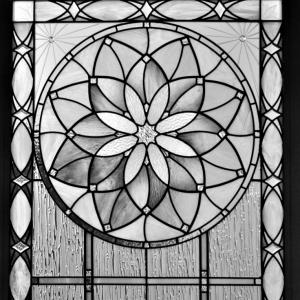 Patterns of 8 in Gilbert Arizona Temple Window