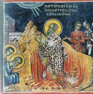 Polycarp suffers martyrdom