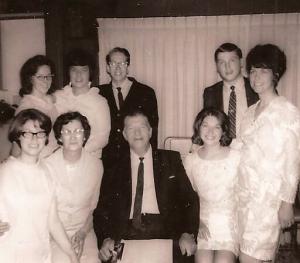 1970s picture of family and friends