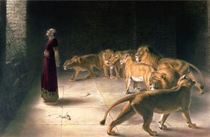 Daniel in and through the lion's den