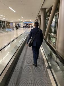 Missionary Son walking away