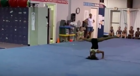 5 vintage videos of the USA women's gymnastic team when they were kids-3