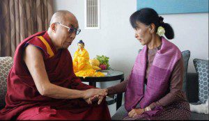 dalai lama and aung san suu kyi