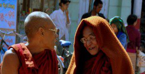 Shan <a href='https://www.patheos.com/library/buddhism' target='_blank'>Buddhist</a> Monks in Burma