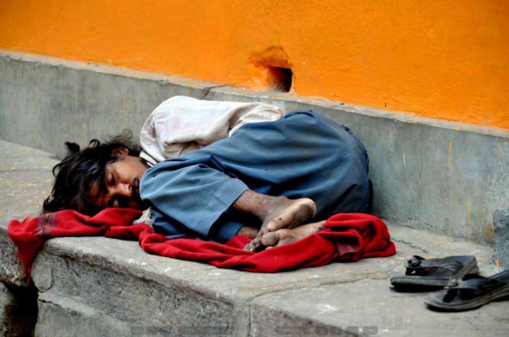 varanasi-homeless-man-sleeping Homeless man sleeping, Varanasi, 2010